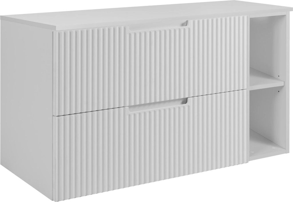 RODAN | Waschbeckenunterschrank - Weiß - 100 cm - 2 Produktbild 