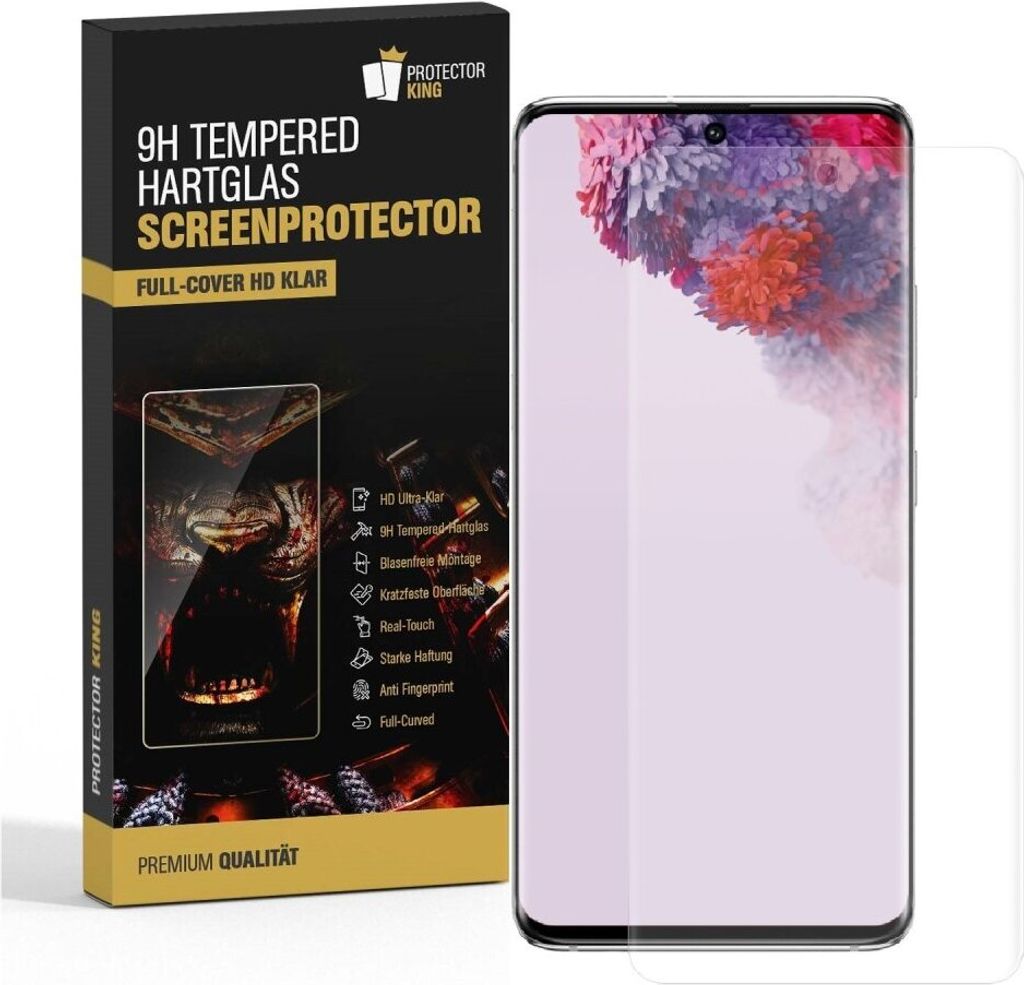4x 9H Hartglas für Samsung Galaxy S20 Plus FULL CURVED Schutzfolie Schutzglas Klar Displayschutz Panzerfolie Displayglas Tempered Glasfolie Panzer...