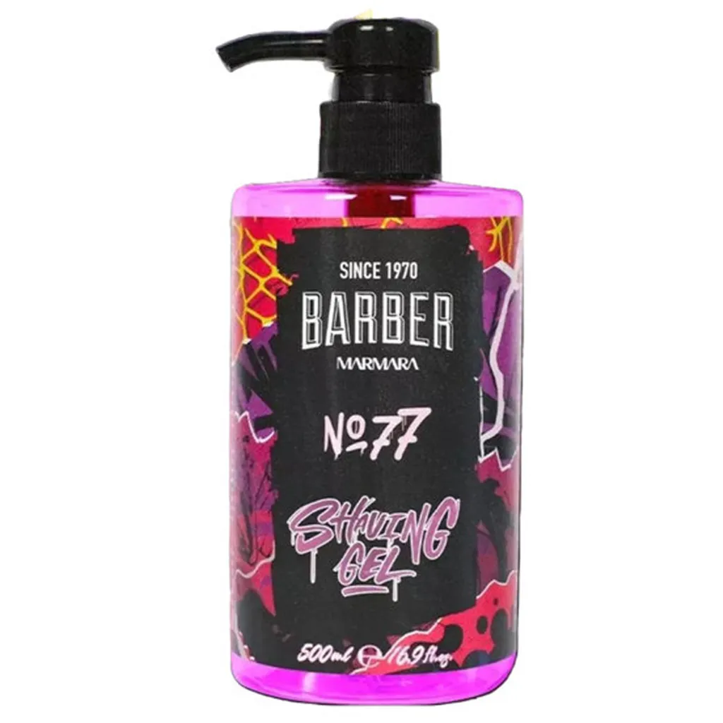 Gel de rasage Marmara #77 500 ml pour tracer les contours de barbe nets