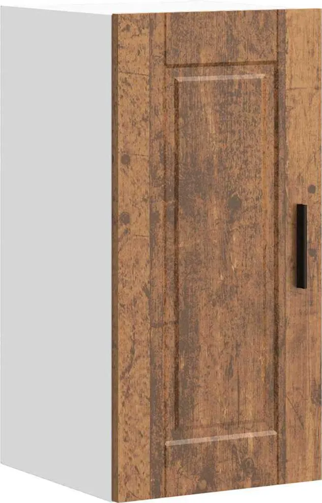Parete attrezzata per cucina Porto in legno di recupero, materiale a base di legno