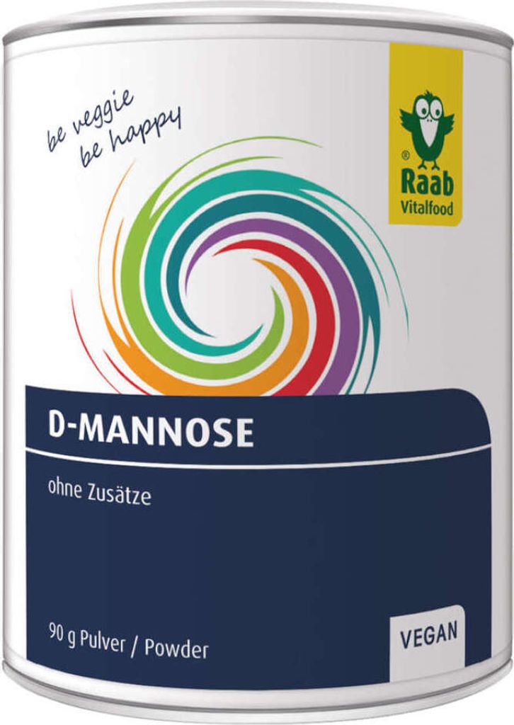 Raab Vitalfood D-Mannose Pulver vegan, 90 g Pulver