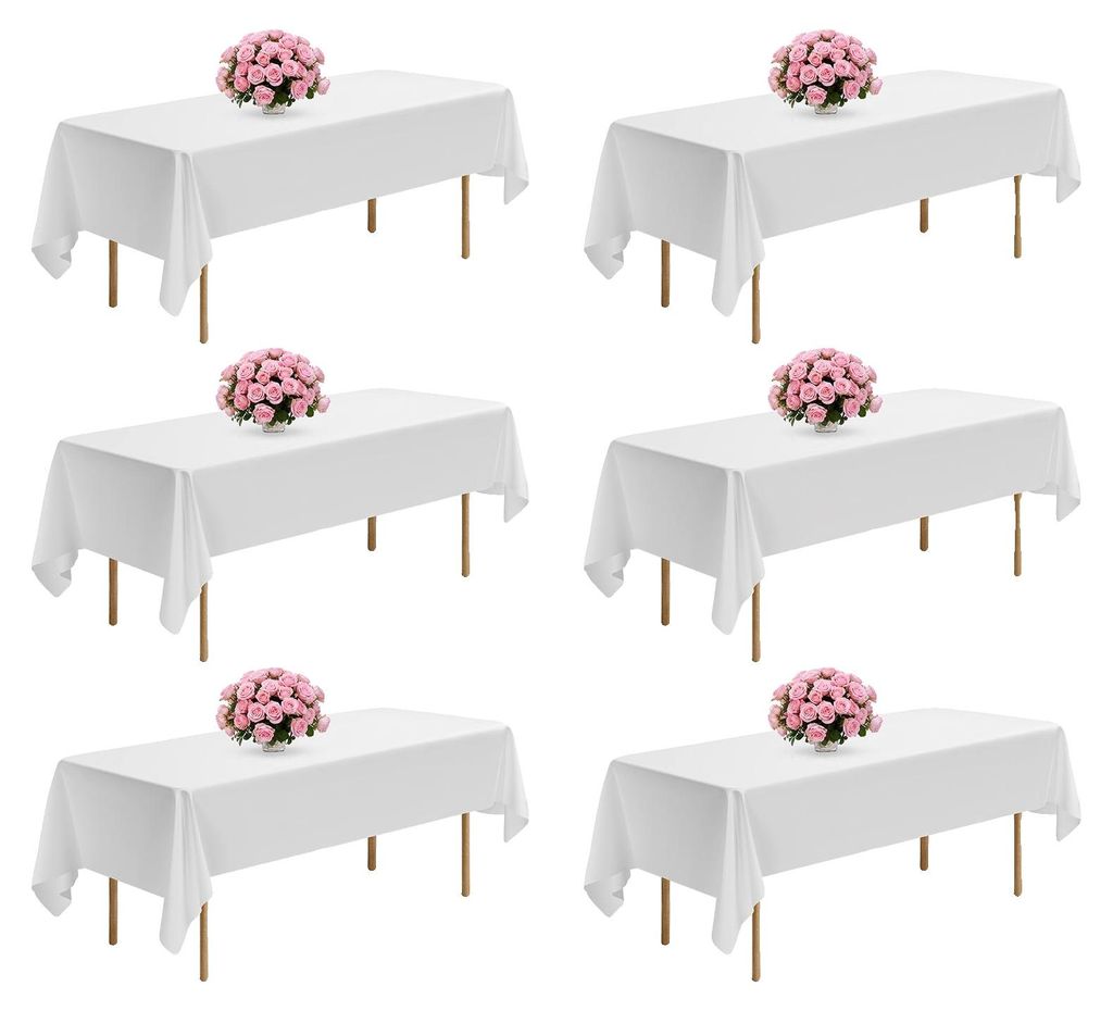 VEVOR 6 x Nappe Linge de table 1524x2591 mm, protection de Image du produit 