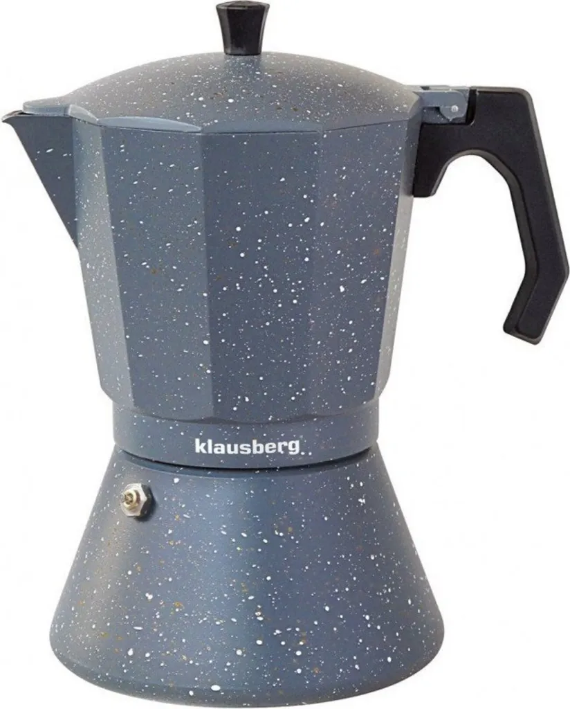 Cafetière Moka Induction 9 Tasses Klausberg 30706 Argentée en Inox