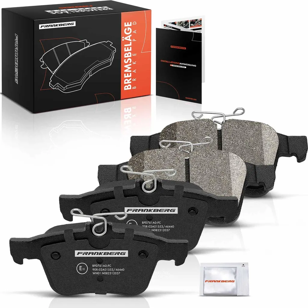 4 Plaquettes de Frein Haute Performance Arrière VW Golf 7 Variant