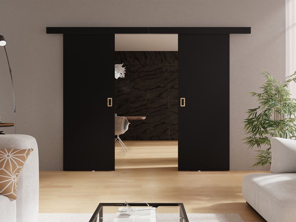 Posuvné dvoukřídlé interiérové dveře SANITA 3 - 172 cm, Obrázek produktu 