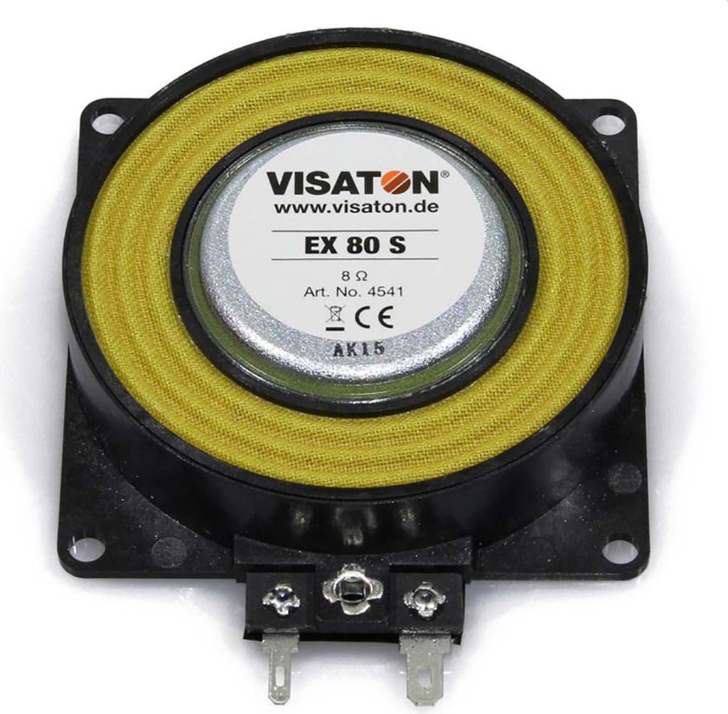 Visaton 4541'Körperschallwandler EX 80 S - 8 Ohm Lautsprecher schwarz
