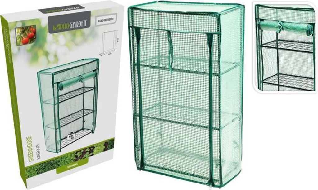 Skleník Merkloos mini 46 x 24 x 80 cm – zelený Obrázok produktu 