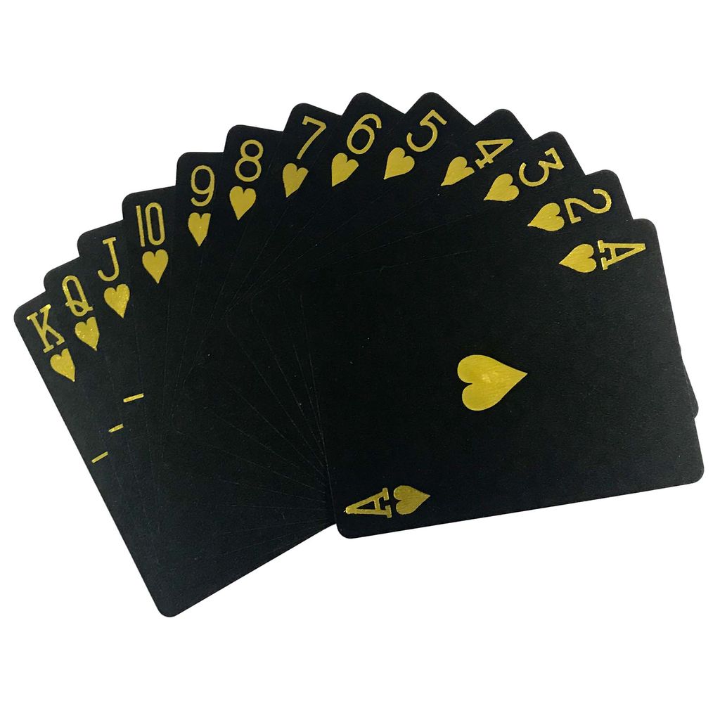 WJPC Wasserdichte Spielkarten – Aus PVC, Kartengröße 6,1 X 8,9 Cm, Drachen-Design