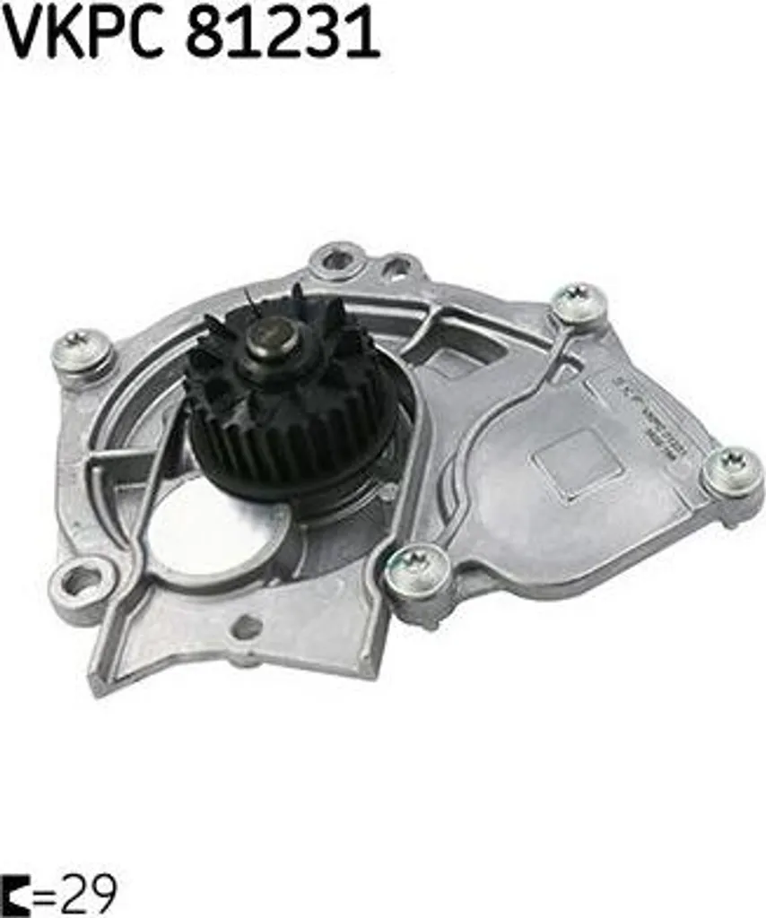 Pompe à eau de refroidissement pour Audi A3 A4 Q5 et VW Golf VII