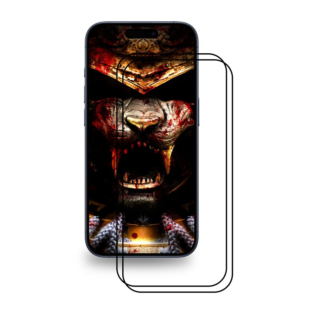 2x 9D Keramik-Glass für Apple iPhone 15 Pro FULL COVER 3D KLAR Panzerfolie Displayschutz Schutzfolie Ceramic Screen-Protector