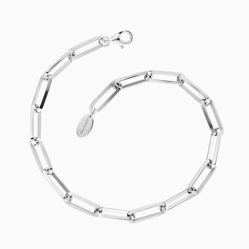 Engelsrufer Damen Anker Armband für Charms Silber breit