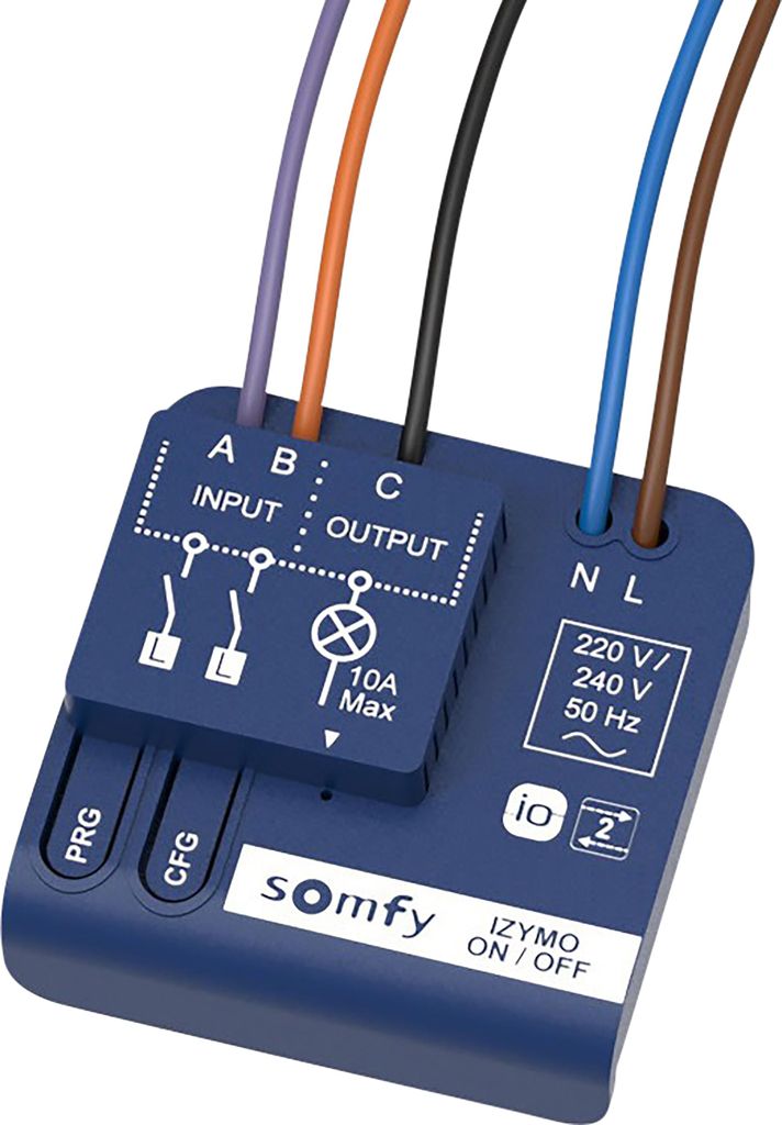 Somfy UP-Empfänger Licht An/Aus 1822649 io Produktbild 