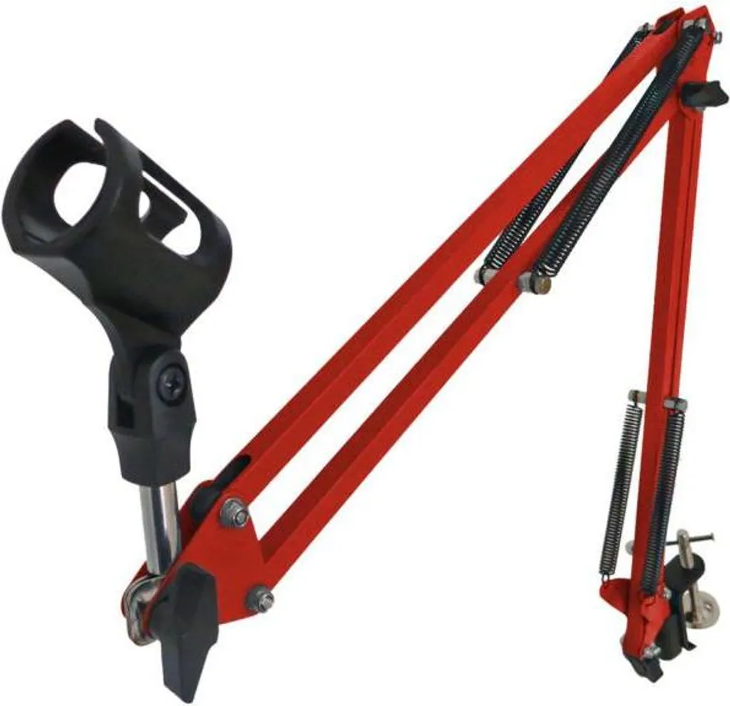 keepdrum NB35 RD asta microfonica da tavolo rossa