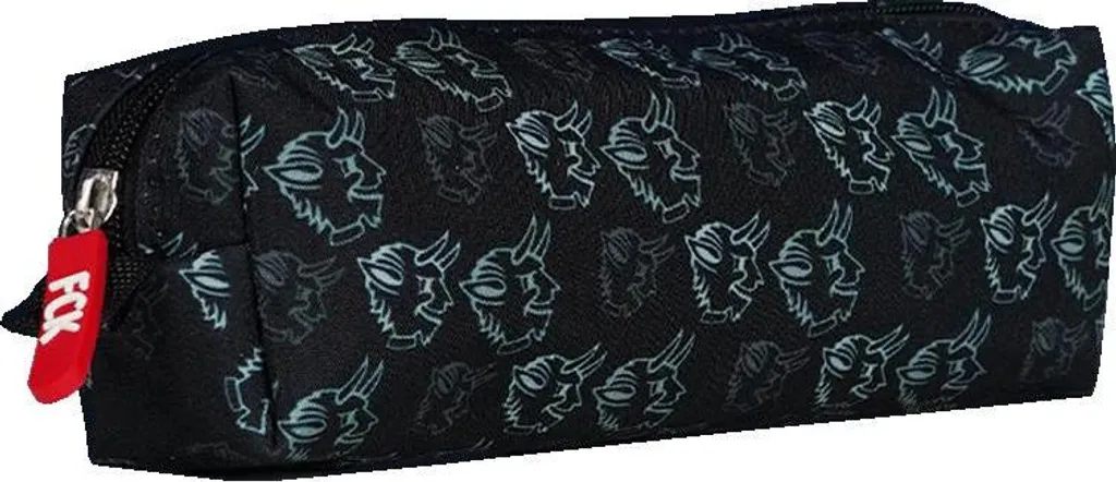 Trousse scolaire 1. FC Kaiserslautern noire, fourre-tout souple FCK