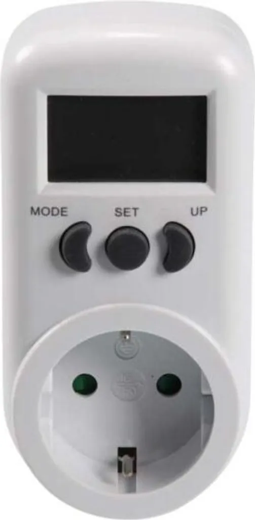 Compteur de consommation d'énergie monophasé 16A avec écran LCD rétroéclairé