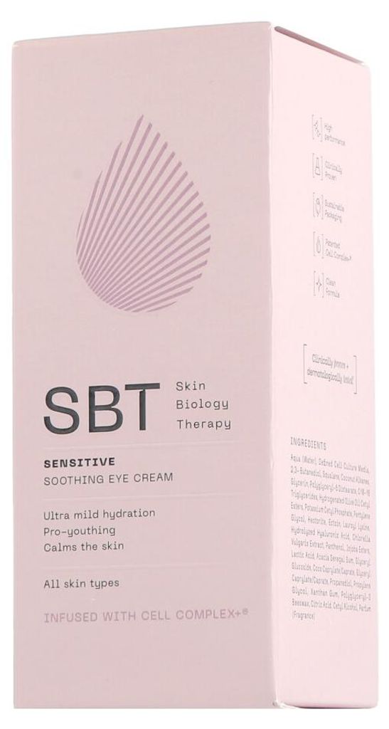 SBT Verzachtende Oogcrème voor Gevoelige Huid (15 ml) Productafbeelding 