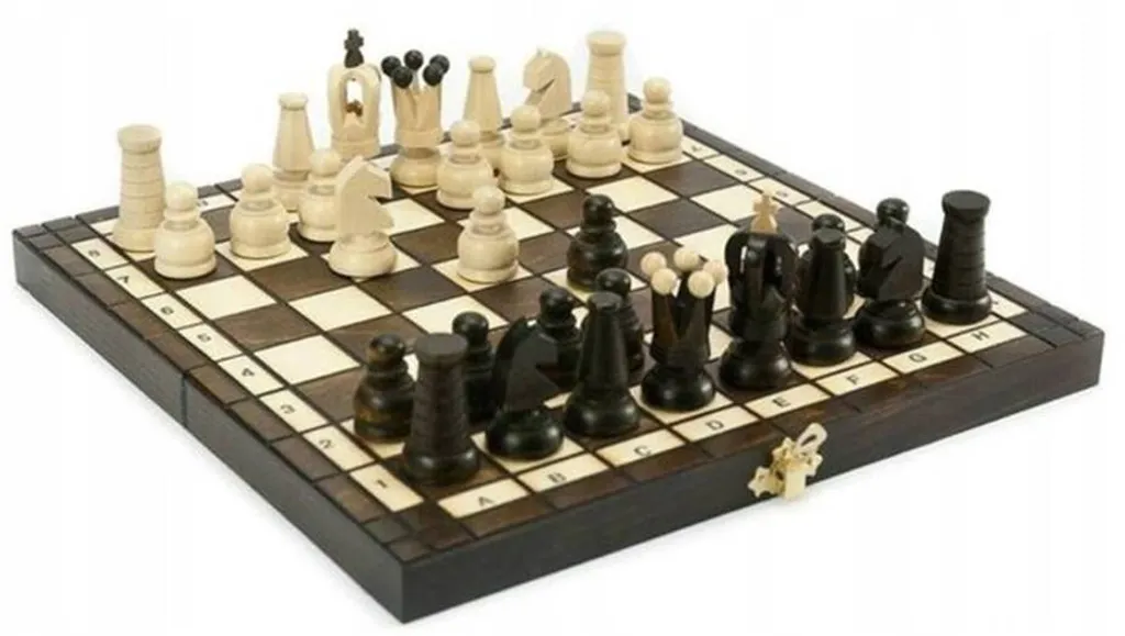 Jeu d'échecs compact 28cm MAGIER - Idéal pour initiation et transport - 6