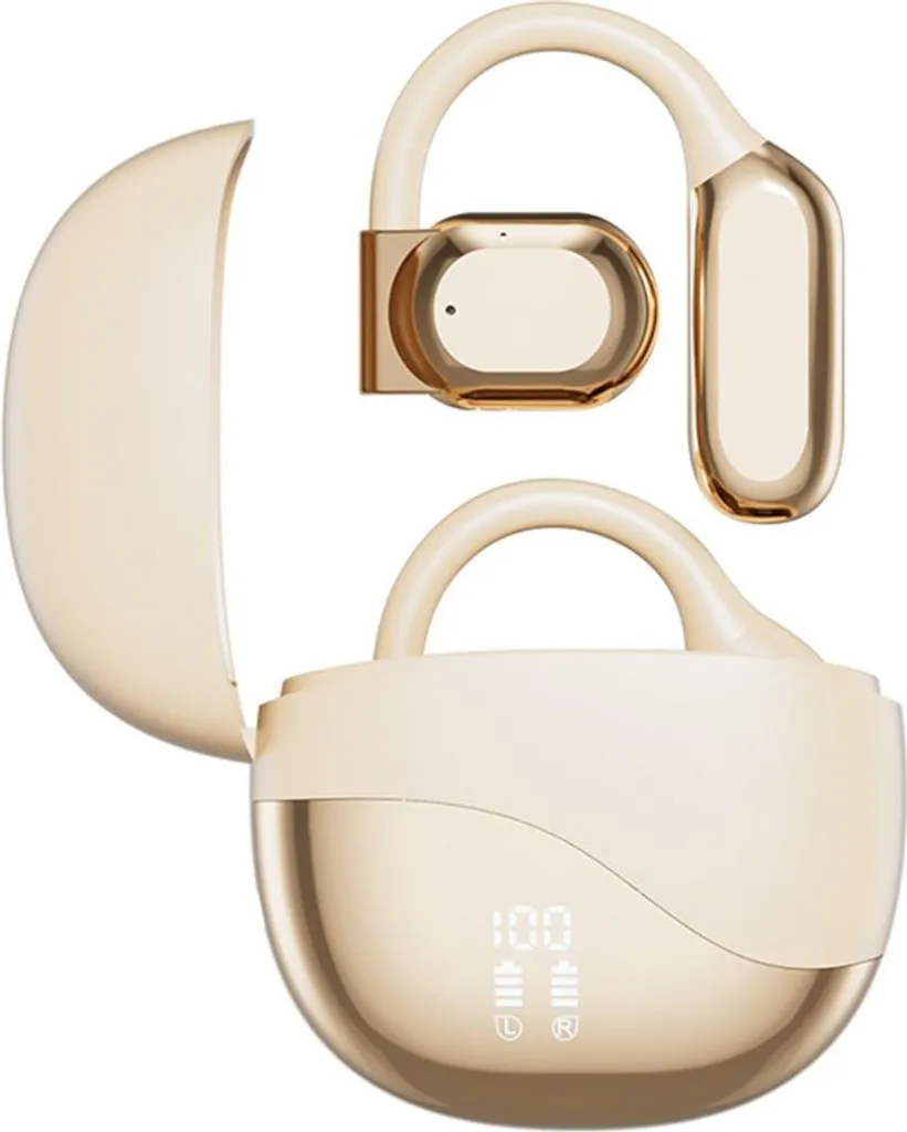 Cuffie Bluetooth Open Ear INF: Audio Hi-Fi e Display Digitale Intelligente