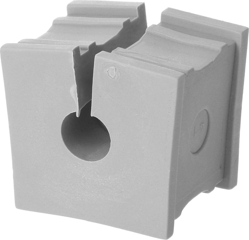 icotek Kabeltülle klein Klemmbereich 6,0mm - 7,0mm Temperaturbereich -40°C bis 90°C Farbe grau - 1 Stück