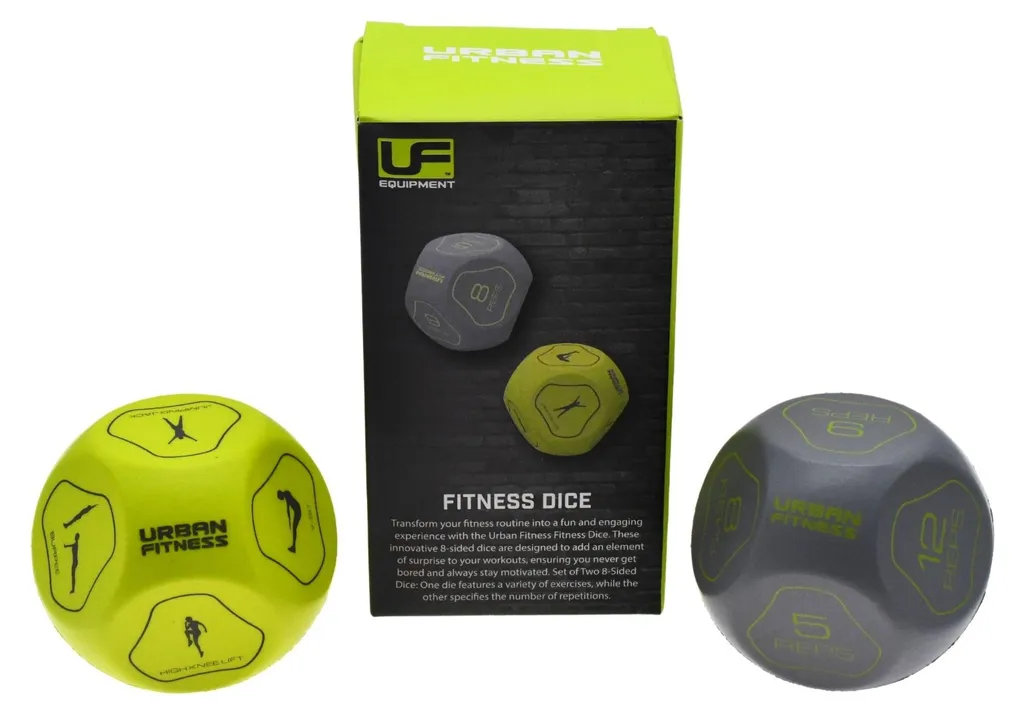 Cube de Fitness Multidimensionnel 8 Faces Jaune - Urban Fitness Pro
