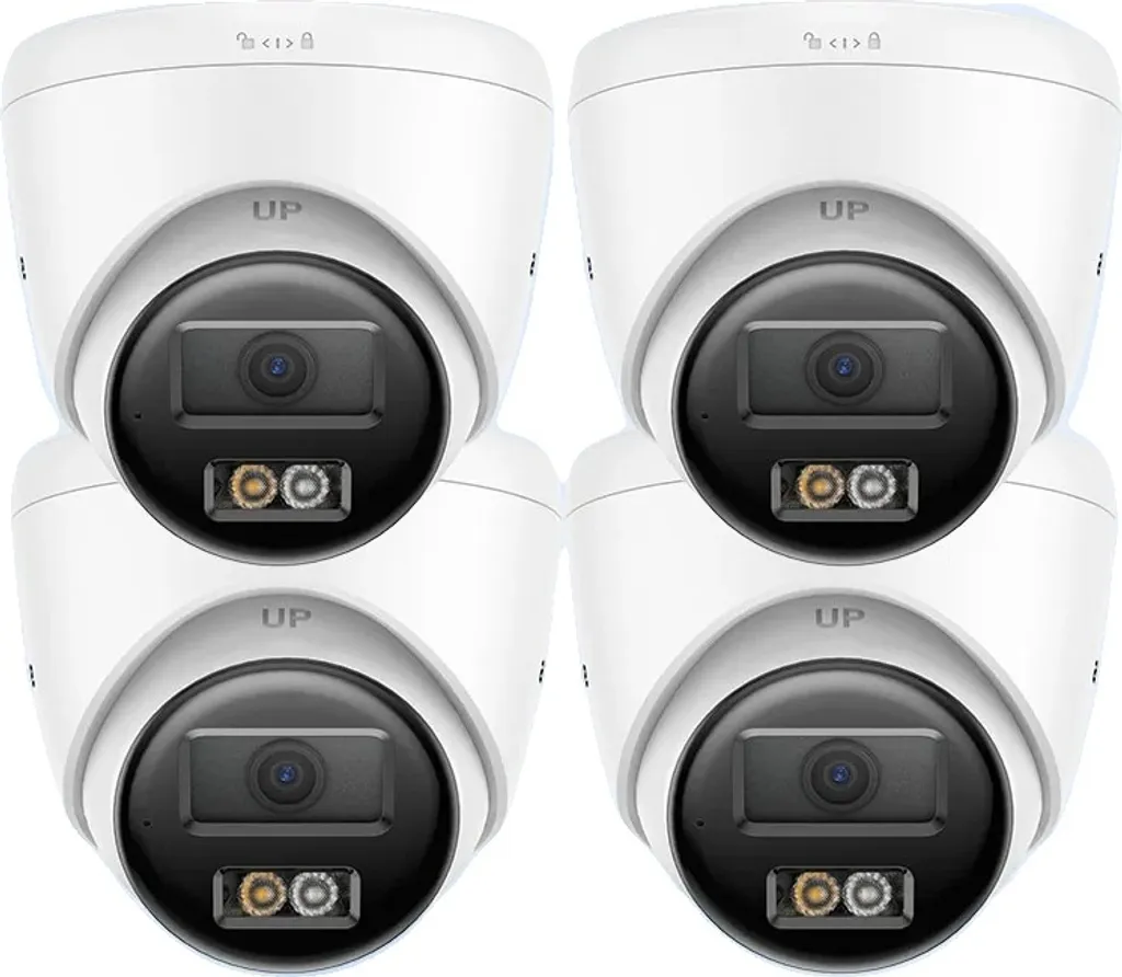 Caméra IP 6MP haute résolution étanche avec vision nocturne et micro