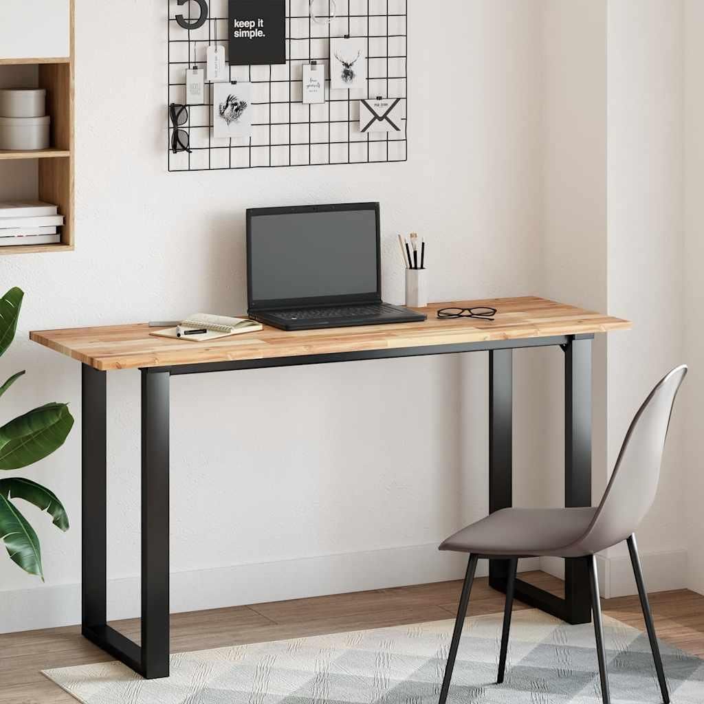 vidaXL Schreibtischplatte Unbehandelt 160x50x2 cm Massivholz Akazie
