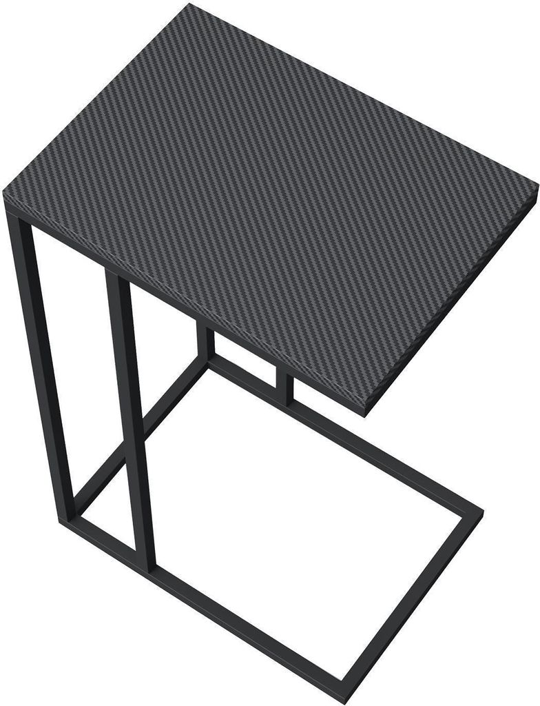 Table d'appoint - 40 x 29 cm - Noir - Structure métallique Image du produit 