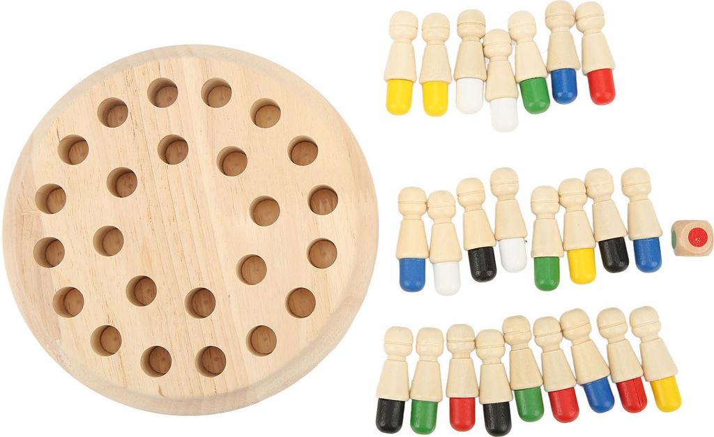 Memory Match Stick Schach Holz Farbbrett Frühe Bildung Intelligenz Logik Entwicklung Spielzeug Grundtyp