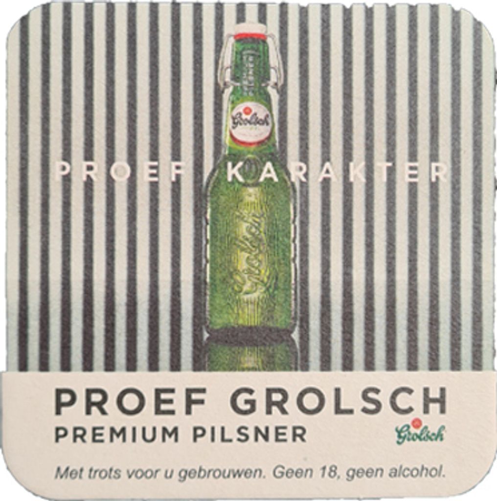 Grolsch - Bierdeckel - 400 Stück (4x 100 Stück) Produktbild 