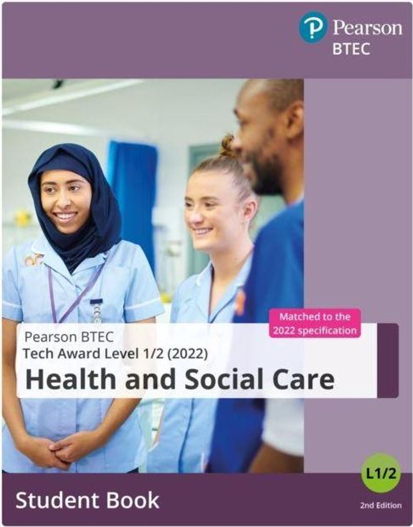 BTEC Tech Award 2022 Health and Social Care Student Book