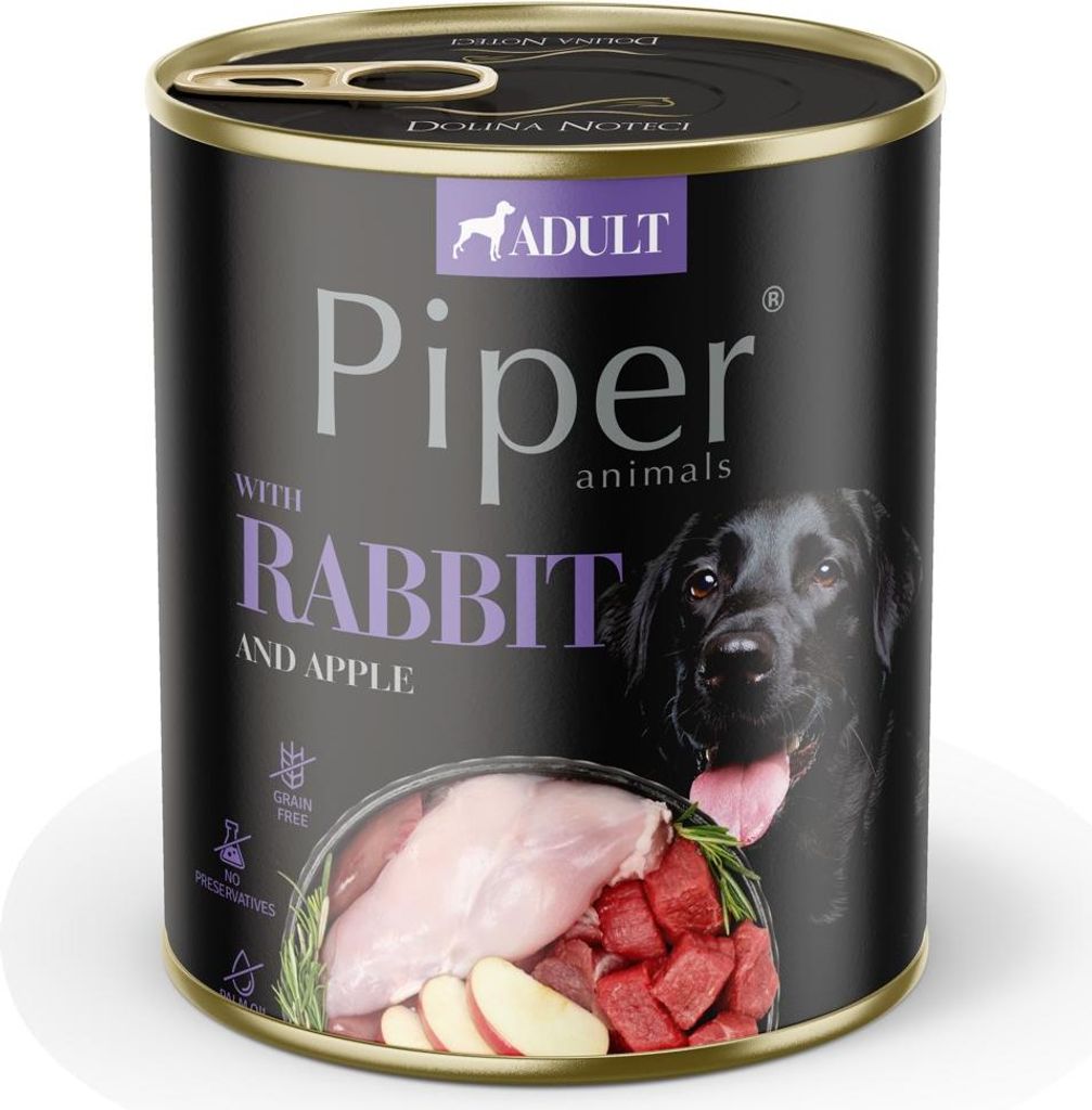 Mokra karma dla psa Dolina Noteci Piper MIX Smaków 16x800g