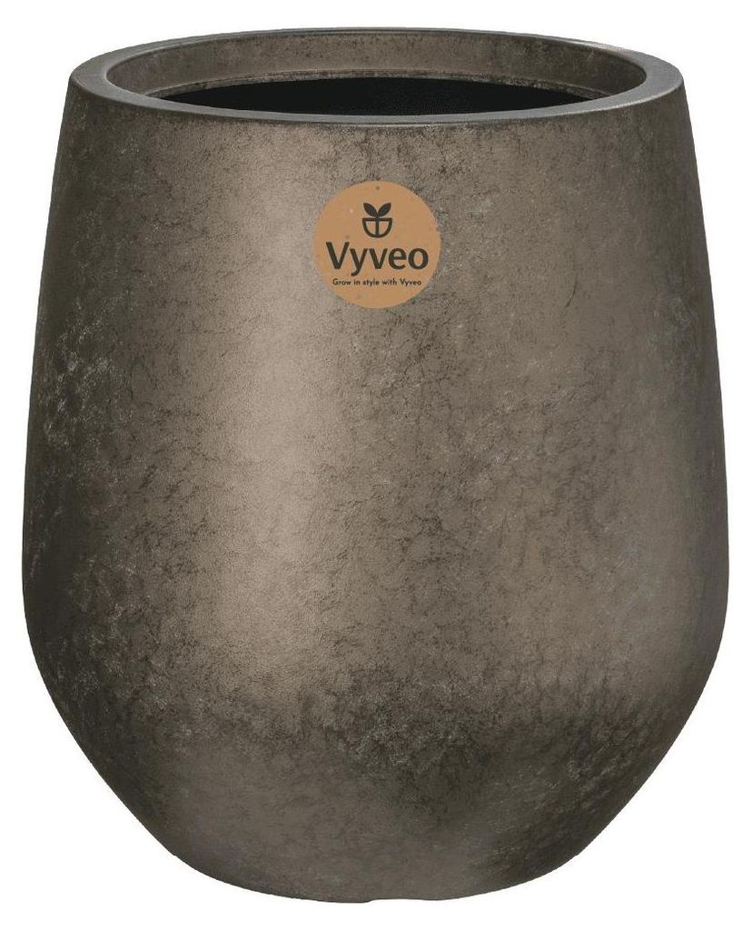 Vyveo - Blumentopf Amari - Gold metallic - 27x30 Produktbild 