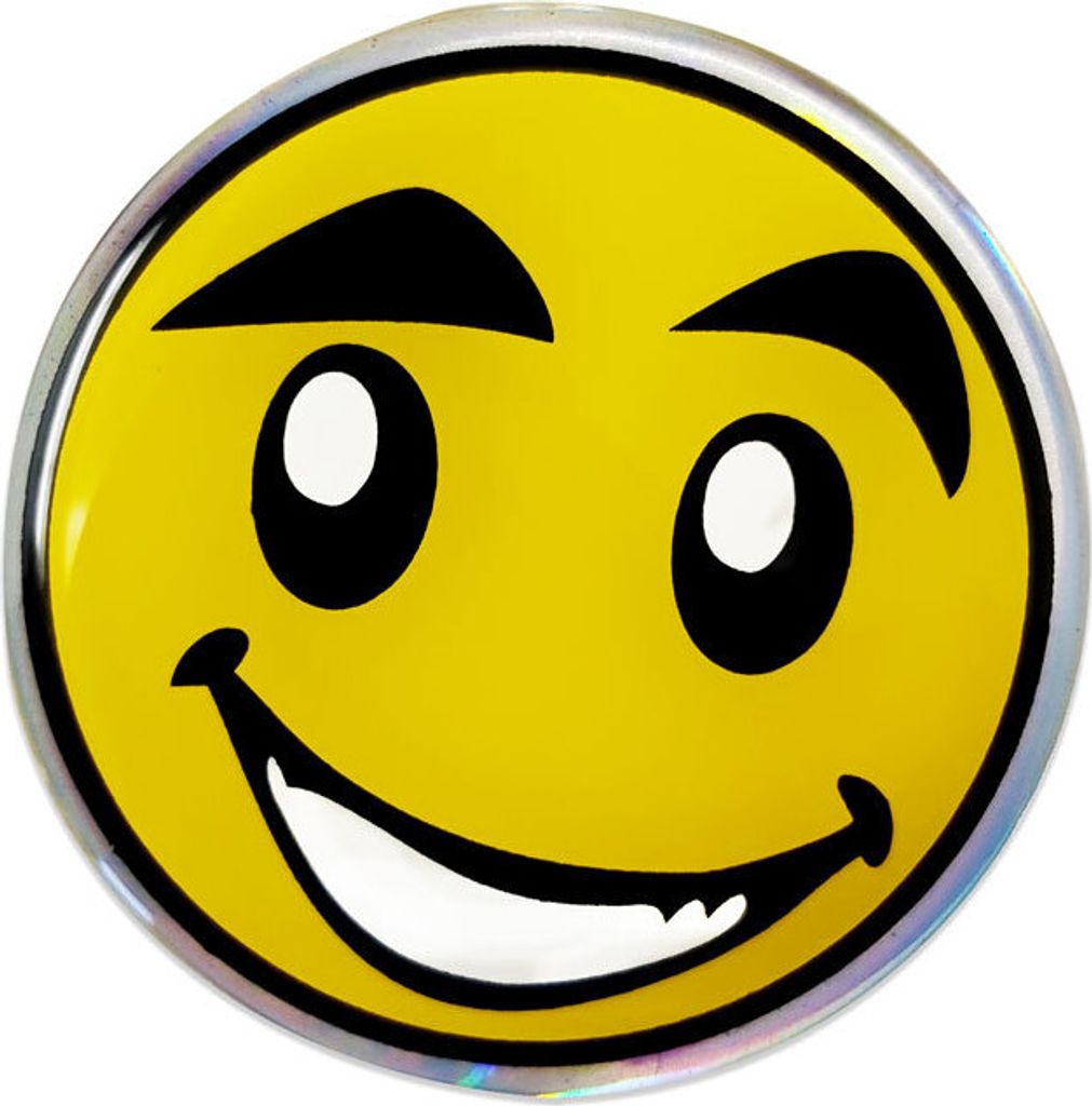 Adesivo 3D Smile HQ, diametro 48 mm Immagine del prodotto 