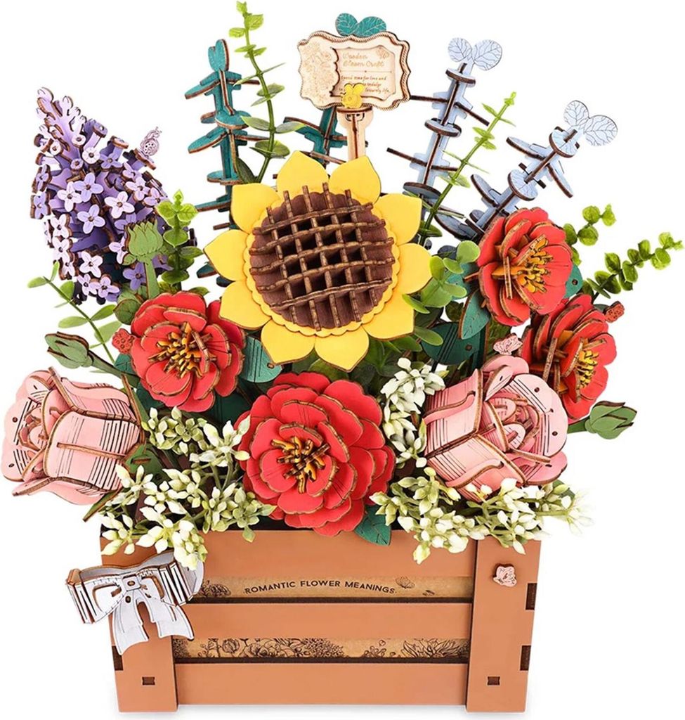 ROBOTIME Blumenkiste Holz, 658 szt., Inne, 14 lat(a) Zdjęcie produktu 