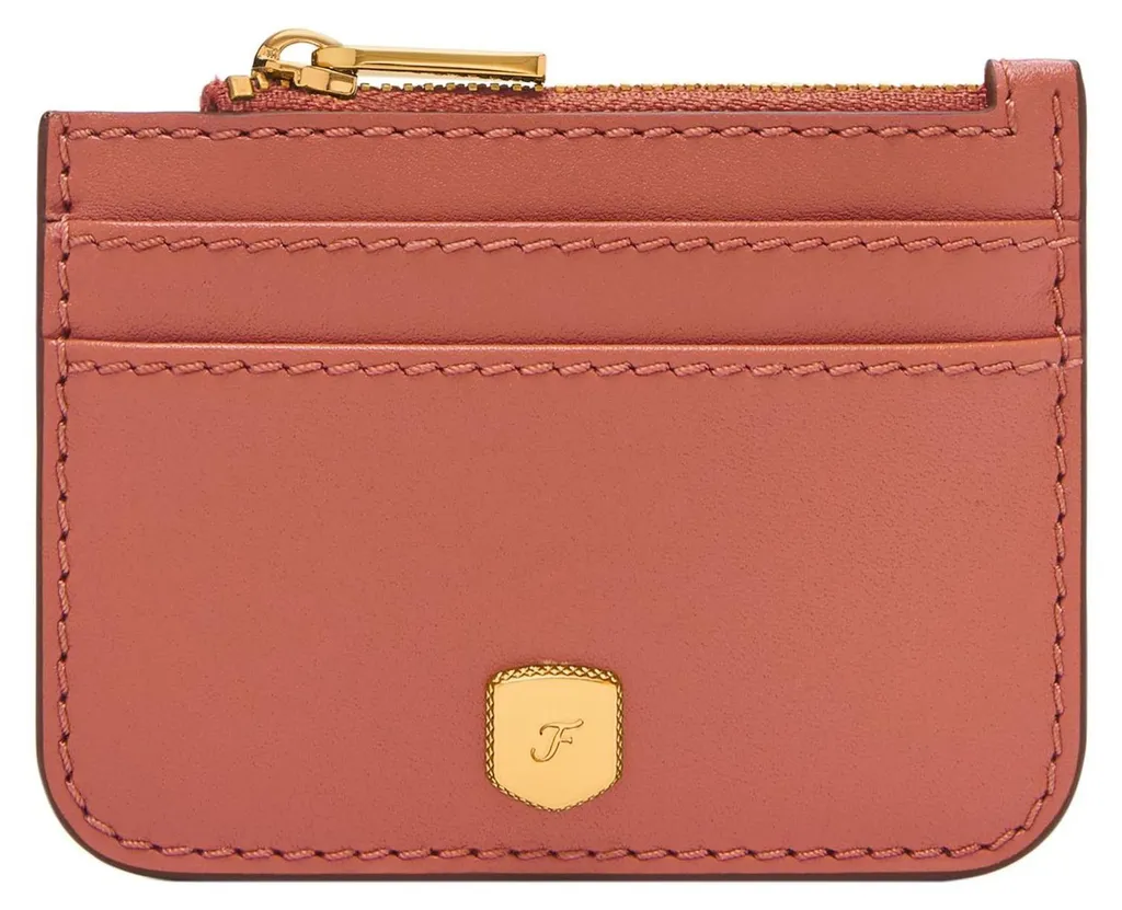 Porte-cartes étui à clés en cuir Fossil Lennox pour homme et femme