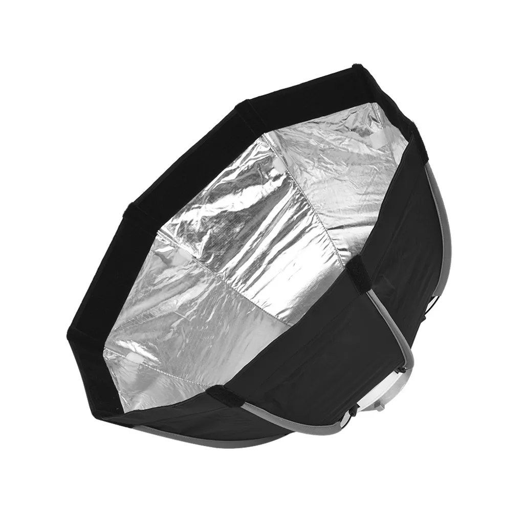 Boîte à Lumière Octogonale 55cm et Diffuseur Souple pour Flash Studio - 4