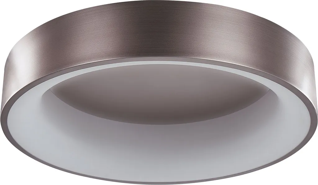 BELIANI Plafonnier Marron avec LED Intégrée Design Rond et Moderne 50cm