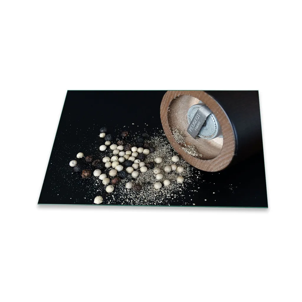 Protezione Vetro 80x52 Piano Induzione - Design Spezie Nero High-Tech
