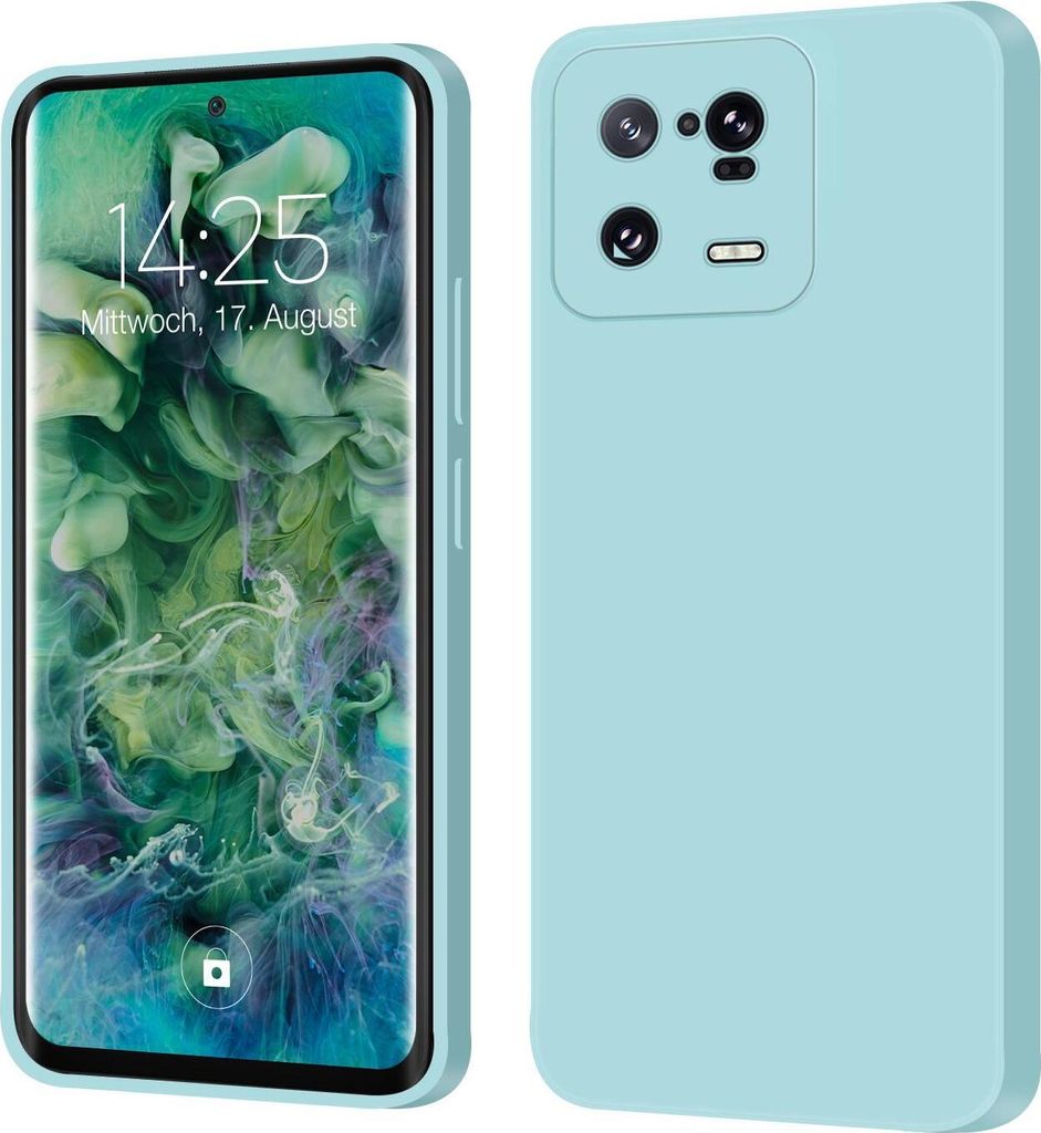 Hülle für Xiaomi 13 Pro 5G Case Cover Bumper Silikon Softgrip Schutzhülle Farbe: Hellblau