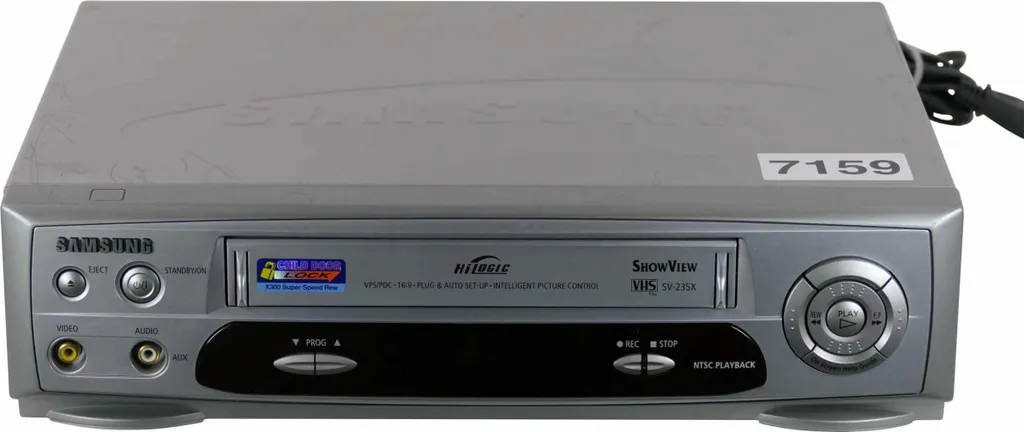 Samsung SV-235X Magnétoscope avec Son Hi-Fi et Technologie 6 Têtes Or