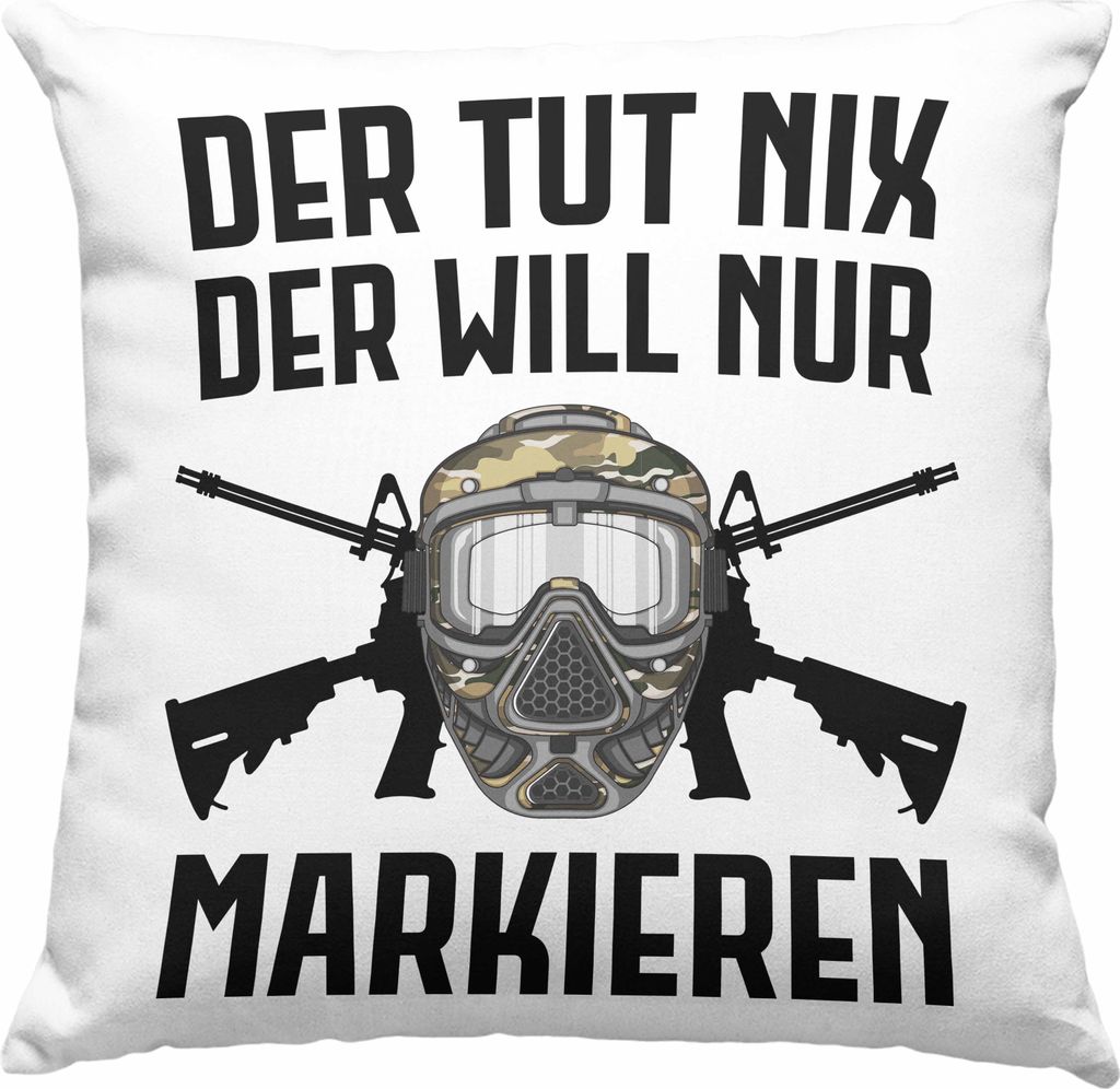 Trendation - Paintball Deko-Kissen mit Füllung 40x40 Produktbild 