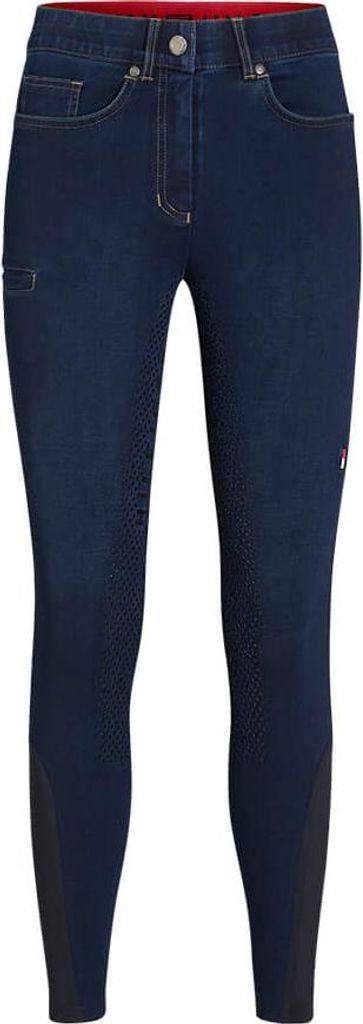 Tommy Hilfiger Equestrian Hope Denim Vollgrip Reithose Damen