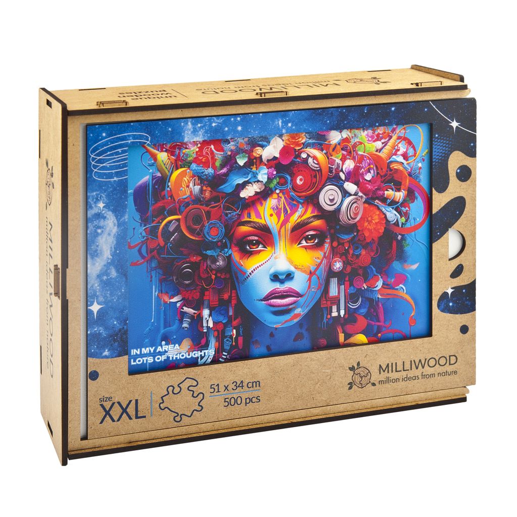 Milliwood Holzpuzzles - In My Area - Gedankensturm - 500 Produktbild 2