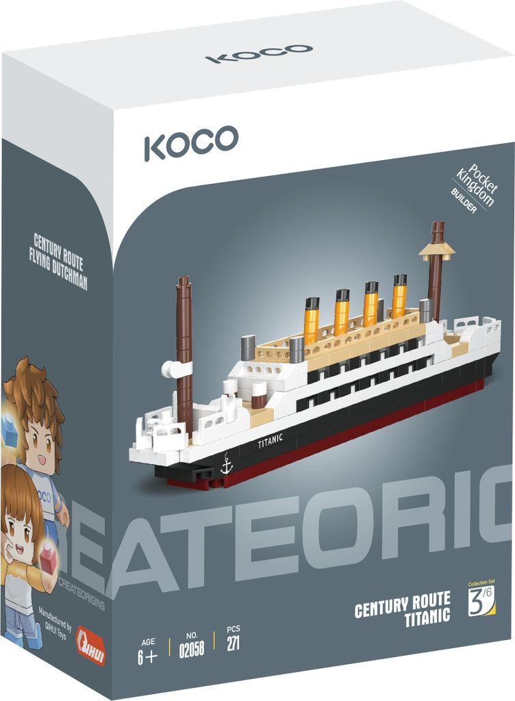 KOCO Stavebnice Titanic 271 kusov Obrázok produktu 