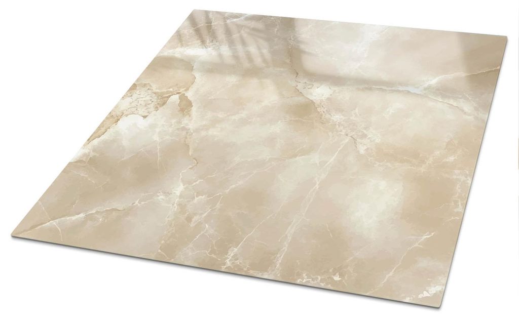 Bedruckte Glas Tischplatte 120x80 cm – Glas Tischplatte Produktbild  KI-generiertes Bild