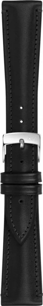 Bracelet de montre en cuir noir pour homme Morellato entrecorne 22mm