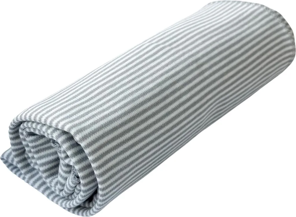 Hoppediz Premium Puck Cloth in Cotonelogico - Versatile coperta di coccole e coperta per bambini, ideale come panno per le coccole, prima coperta, panno per il raffreddore, grigio