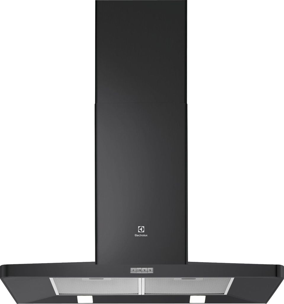 ELECTROLUX EFF90462OK - Dekorative Wandhaube - Evakuierung oder Recycling - max. 603 m3-h - 47 dB - 3 Geschwindigkeiten - L90 cm - Kohlefilter