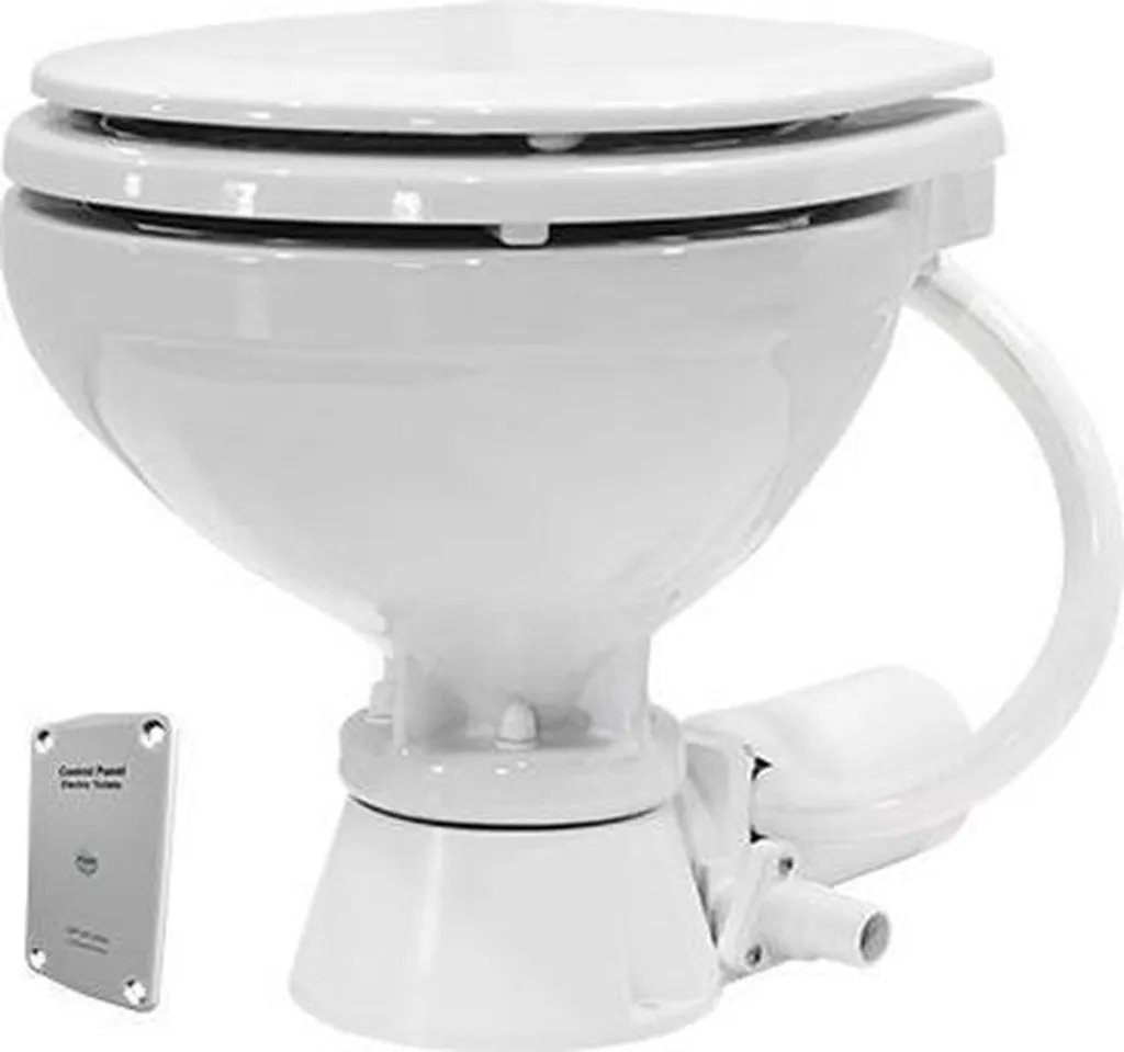 Toilettes électriques 24V AquaT Johnson Pump pour éviter les bouchons