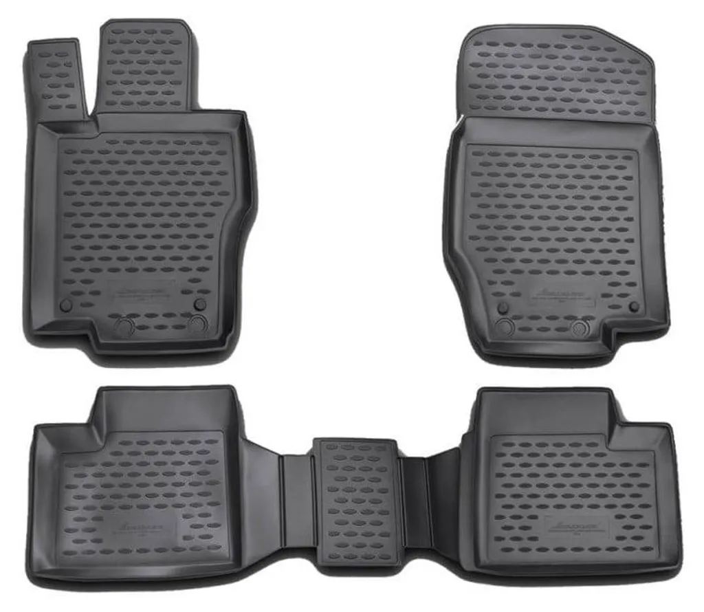 Tapis de sol sur mesure Mercedes M-Class W164 avec bords de 3cm noir